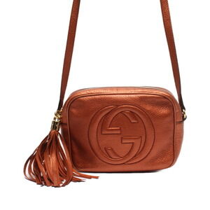 Gucci Soho Disco bag red pebbled leather